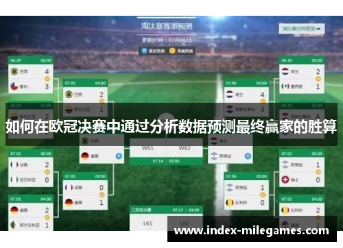 如何在欧冠决赛中通过分析数据预测最终赢家的胜算