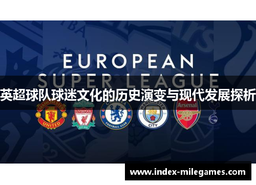 英超球队球迷文化的历史演变与现代发展探析